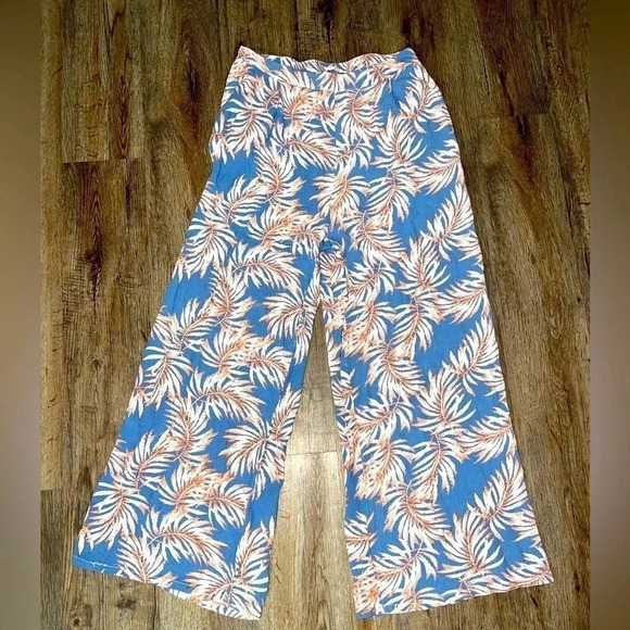 Sadie & Sage Tropical Print Pants - Picture 1 of 8